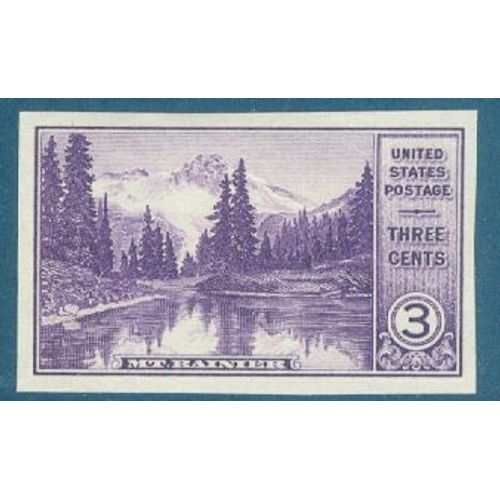 Usa 1934 - Mt Rainer - 3 Cents - Trace De Charnière - Neuf