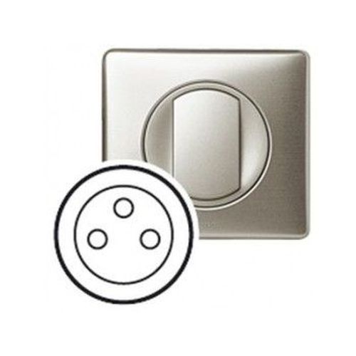 Enjoliveur Titane - prise 2P+T Surface - Céliane - Legrand