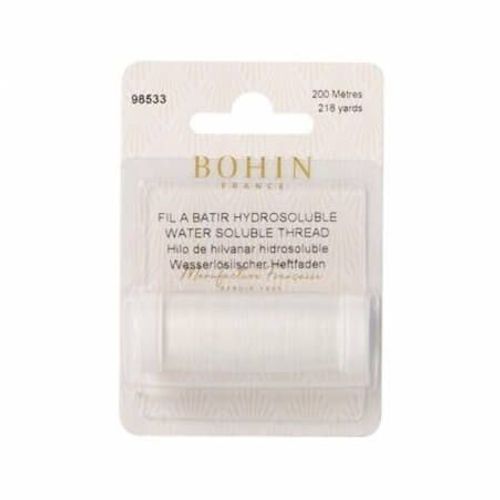 Fil À Bâtir Hydrosoluble - Bohin Blanc