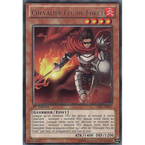 Chevalier Feu De Forêt (Rare) Cblz-Fr037