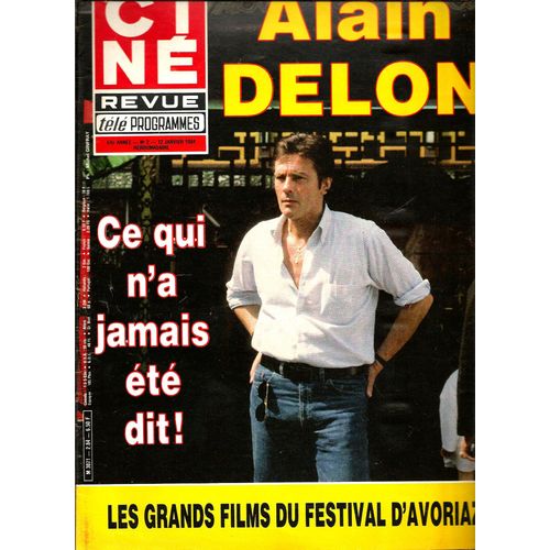 Cine Revue John Hurt 4p/ Alain Delon 6p + Poster/ Liz Taylor 1p/ Huster 1p/ Pierre Malet 2p/ Natalie Wood 1p/ Michel Blanc 2p/ Francois Valery 2p/ Deneuve Serrault Le Bon Plaisir 4p/ Burgess Meredith 4p/ Miou Miou Lee Marvin 2p/ Auteuil 2p/  2
