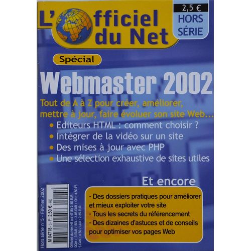 L'officiel Du Net Hors-Série N° 5 : Special Webmaster 2002