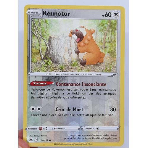 Keunotor Reverse - Pokémon - Set Zénith Suprême - 111/159 - Eb12.5 - Française