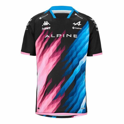 Maillot Kombat Gasly Bwt Alpine F1 Team Homme Noir Bleu Rose