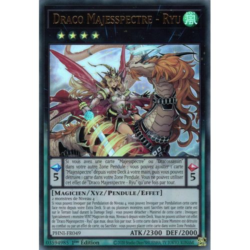 Yu Gi Oh Phni-Fr049 Draco Majesspectre Ryu Ultra Rare