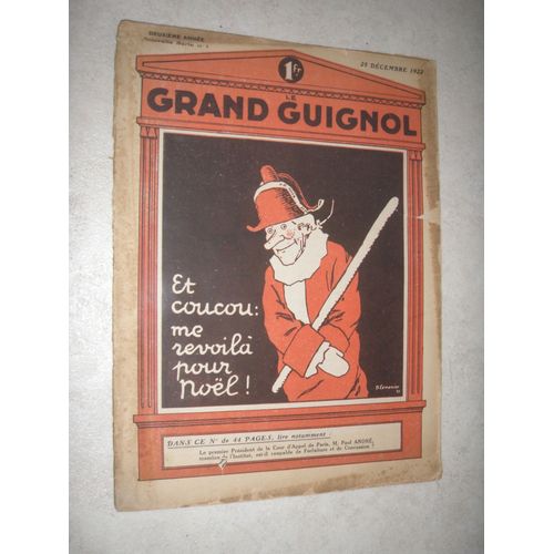 Le Grand Guignol (25 Décembre 1922). Et Coucou : Me Revoilà Pour Noël !. Deuxième Année. N°  1