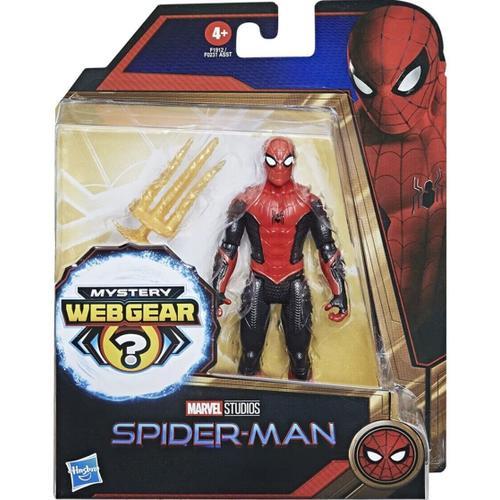 Marvel Studios Spiderman Mystery Web Gear 15cm Action Figure Red And Black Suit