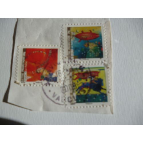 Timbres "Lot De Trois Timbres :Meilleurs Et Deux Timbres D'aéronefs".