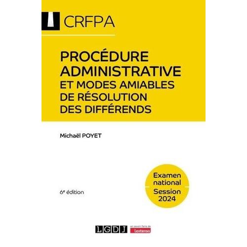 Procédure Administrative Et Modes Amiables De Résolution Des Différends