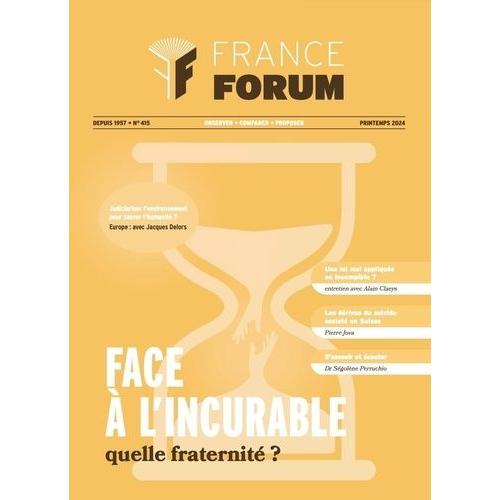 Face À L'incurable : Quelle Fraternité ?