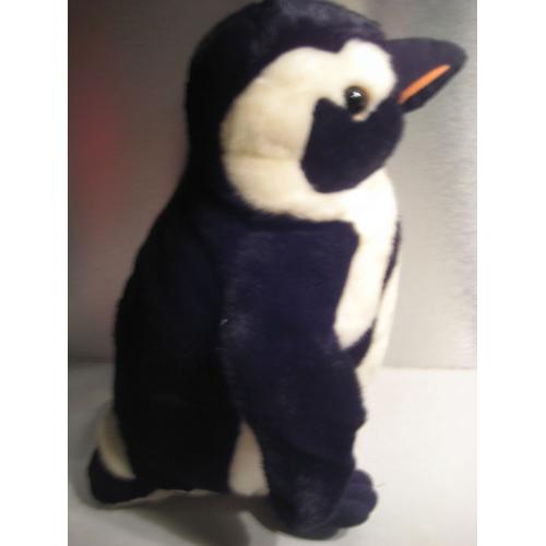 Peluche Doudou Pingouin Fiesta Vermon Ca 40 Cm