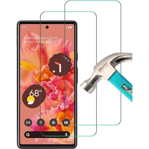 Hqselection®Lot De 2 Verre Trempé Pour Google Pixel 6 .Film De Protection D'écran Transparent - Anti Rayures - Ultra Résistant Dureté 9h