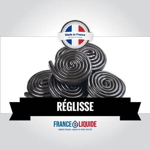 E-liquide arôme reglisse 0MG 10ml 70% PG / 30% VG fabriqué en France