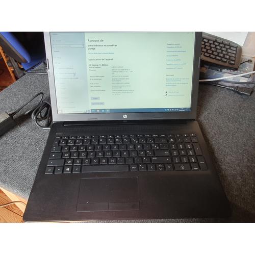 HP 15-db0088nf - 15" AMD A4-9125 - 2.3 Ghz - Ram 8 Go - DD 128 Go