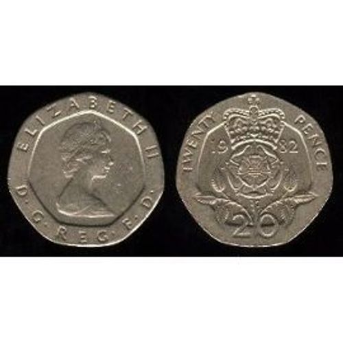 Piece 20 Pence 1982