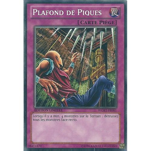 Yu-Gi-Oh ! Carte Plafond De Piques - Wgrt-Fr081 - Commune