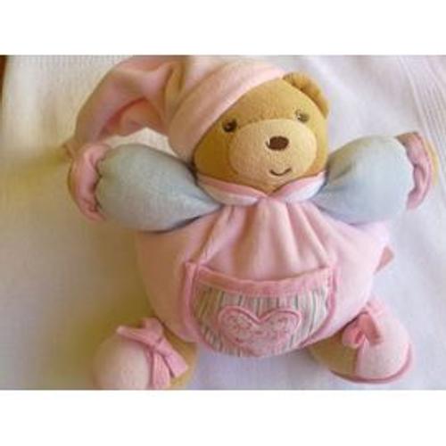 Doudou kaloo ours sale rose