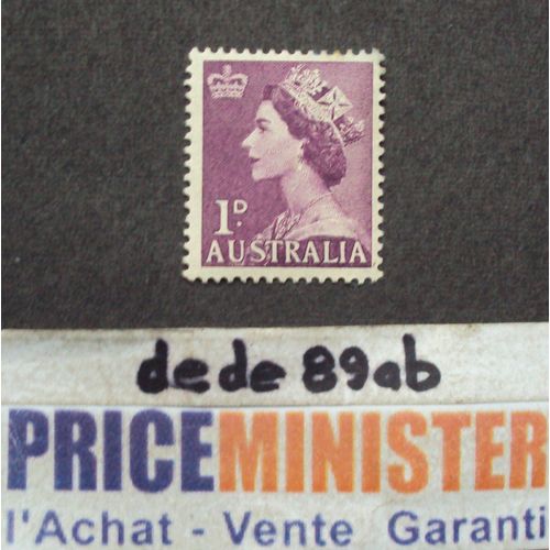 Australie..  1 D Australia . La Reine Elisabeth I I . Non Oblitéré.