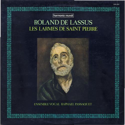 Roland De Lassus : Les Larmes De Saint Pierre (Harmonia Mundi France Hmu 961)