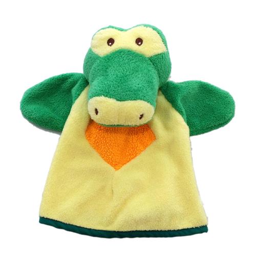 Doudou Marionnette Crocodile Nounours Avec Grelot