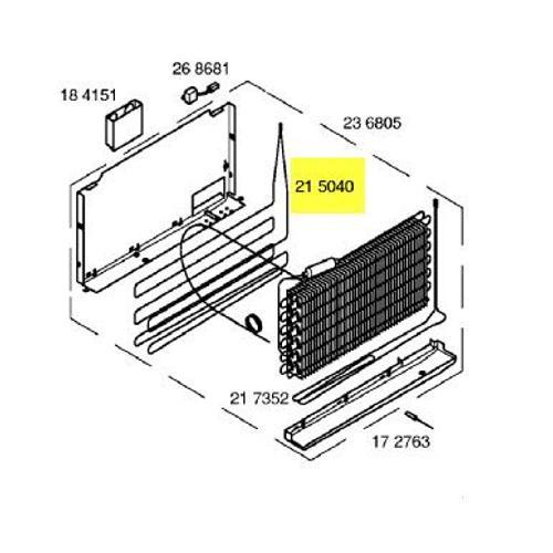 00215040. RESISTANCE DE DEGIVRAGE EVAPO SIEMENS