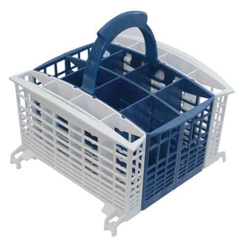 C00114049. ENS. PANIER PORTE-COUVERTS BLEU ARISTON