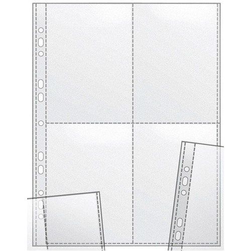 Veloflex Pochette Transparente Compartimentée 2 X A6 Lot De 100 Import Allemagne