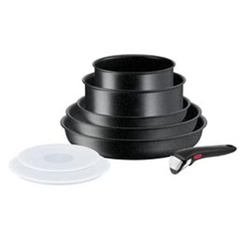 Casserolerie Tefal Ingenio Black Stone Set 8 Pieces L3999502