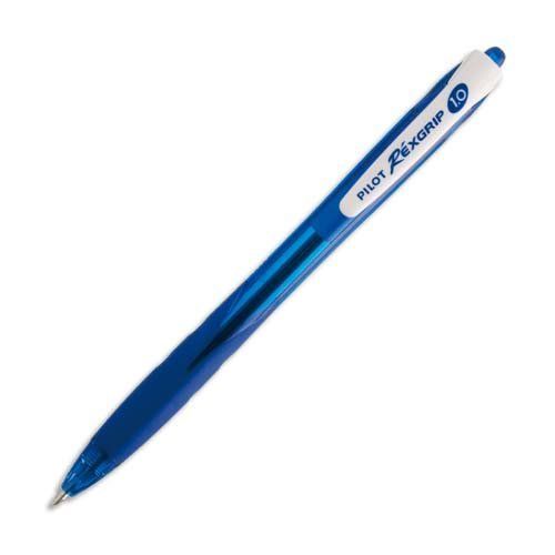 Pilot 324765 Stylo Bille Rétractable Pointe Moyenne Bleu Lot De 10
