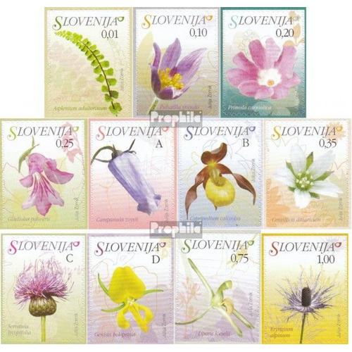 Slovénie 717-727 (Édition Complète) Neuf 2009 Timbres: Plantes