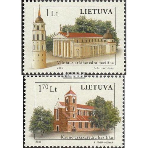 Lituanie 913-914 (Complète Edition) Neuf Avec Gomme Originale 2006 Eglises