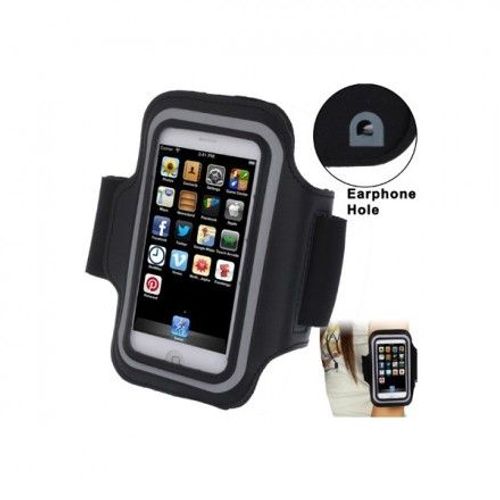 Brassard Sport Noir Pour Iphone 5 Iphone 4 Et 4s Simili Cuir