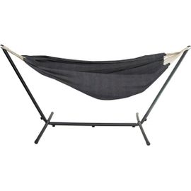 Hamac Avec Support En Métal 150 X 200 Cm - Gris