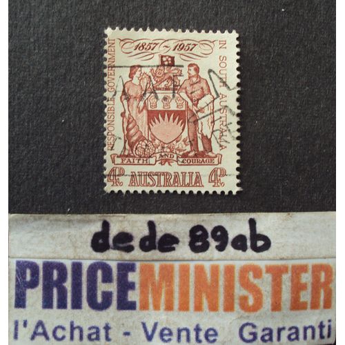 Australie..  4d 100 Ans De L' Autonomie En Australie-Méridionale (1857-1957) . Oblitéré.