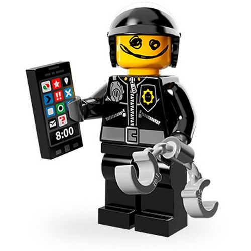 Minifigurine Serie 12 LEGO Movie N°7 Scribble-Face Bad Cop