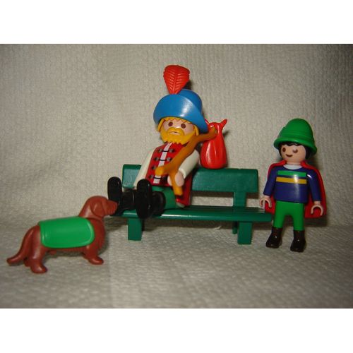 Playmobil Le Viel Homme Vagabond Et L'enfant
