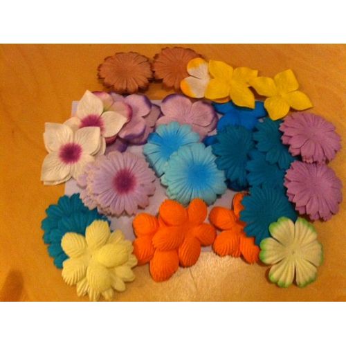 Lot De 50 Fleurs En Papier Murier