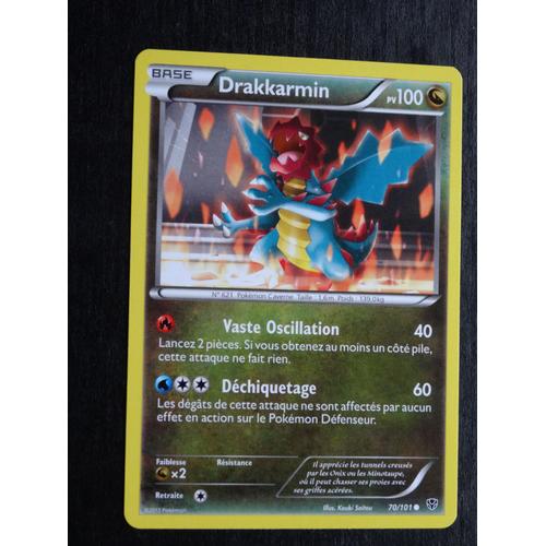 Carte Pokemon Explosion Plasma Drakkarmin 70/101 Fr