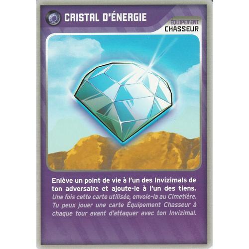 Carte Panini Invizimals Defis Caches Cristal D'energie N° 341