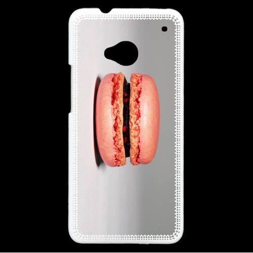 Coque Htc One Macaron Orange Pr