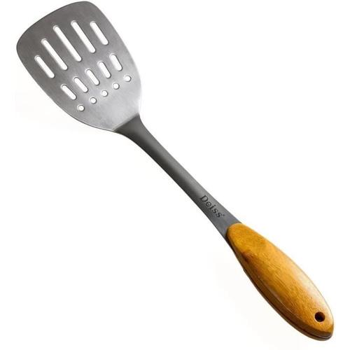 Deiss Pro Spatule De Cuisine Inox Avec Poignée En Bois