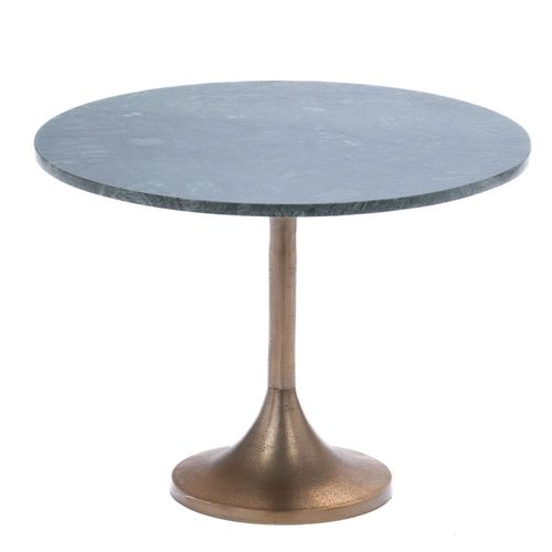 Bout De Canapé Marbre Vert 55 Cm