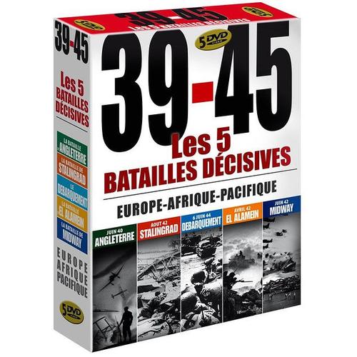 39-45, Les 5 Batailles Décisives : Europe - Afrique - Pacifique