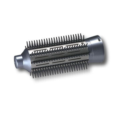 67010018. BROSSE RONDE 38MM METALLISEE BRAUN