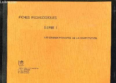 2 Tomes. Fiches Pedagogiques. Serie 1: Les Grands Principes De La Constitution. Serie 2: Les Partis Politiques, Les Syndicats, Les Groupements D Interet, Les Regroupements Territoriaux Et ...