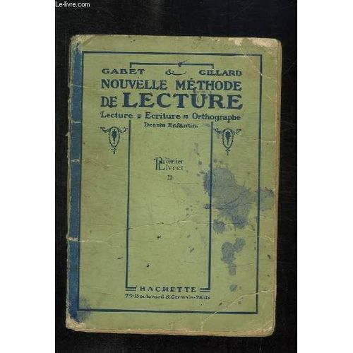Nouvelle Methode De Lecture. Premier Livret.
