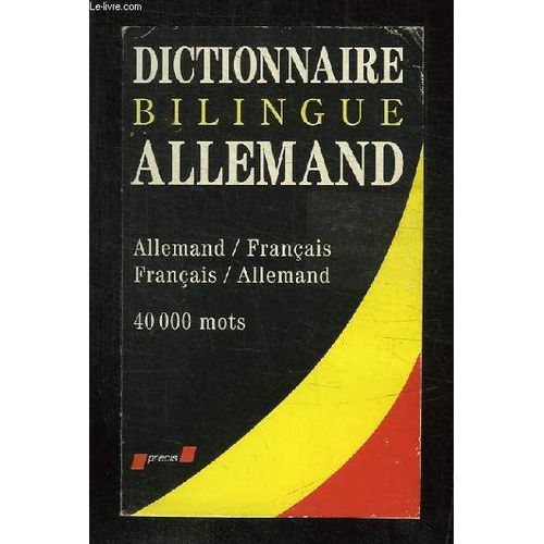 Dictionnaire De Poche Allemand. Allemand Francais - Francais Allemand.