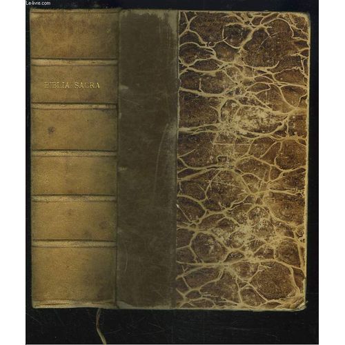 Biblia Sacra Vulgate Editionis Sixti V Pontificis Maximi Jussu Recognita Et Clementis Viii. Nova Editio.