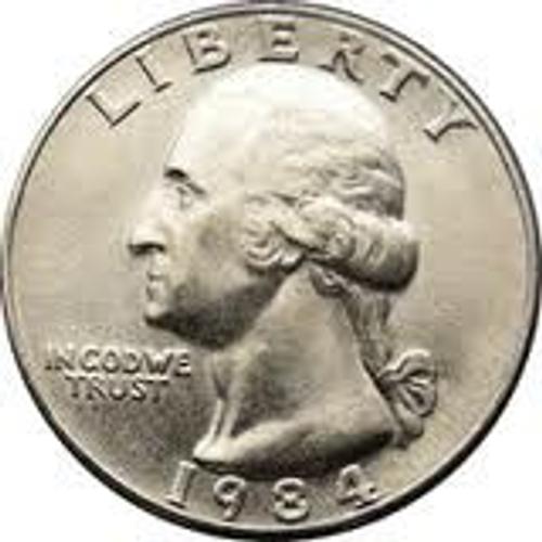 Quarter Dollar Usa 1984