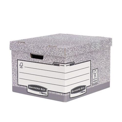 Fellowes - R-Kive - Grande Caisse Pour Archives Ultra Résistante - 336x288x377 - Lot De 10